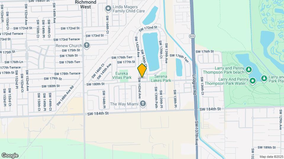 14156 SW 179th Terrace Map and Location Details