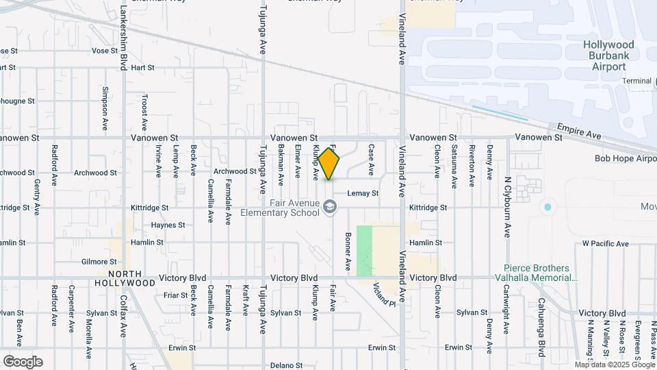 6645 Fair Ave Map and Location Details