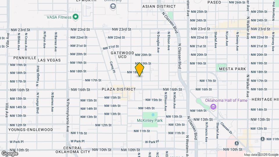 1601-1607 NW 17th Map and Location Details