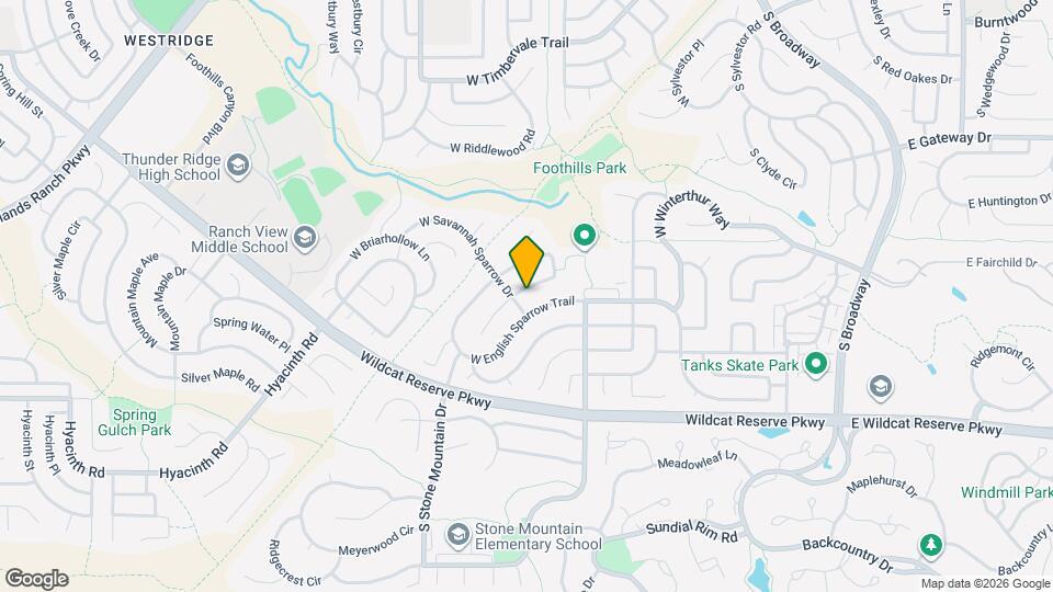 811 W Sage Sparrow Cir Map and Location Details