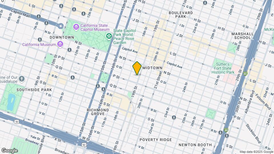 1510 19th St Map and Location Details