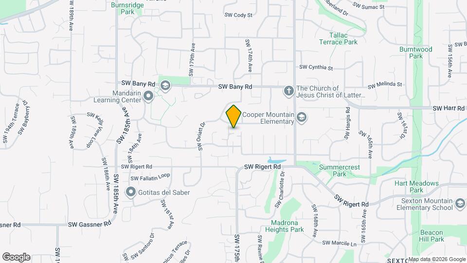 7730 SW Eaker Pl Map and Location Details