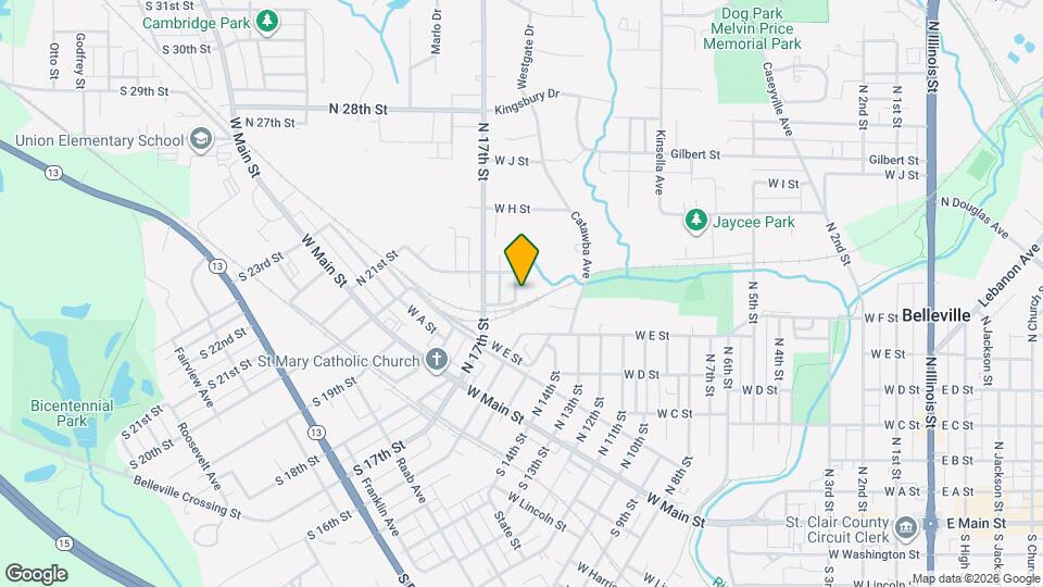 504 N 16th St Map and Location Details