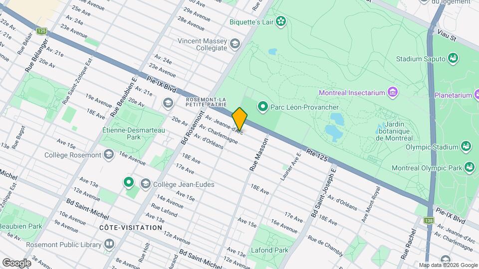 5520 Jeanne-D'arc Av Map and Location Details