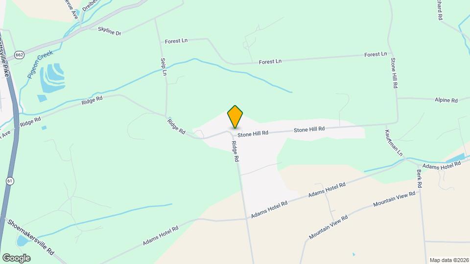 848 Stone Hill Rd Mapa y Detalles de la Ubicación