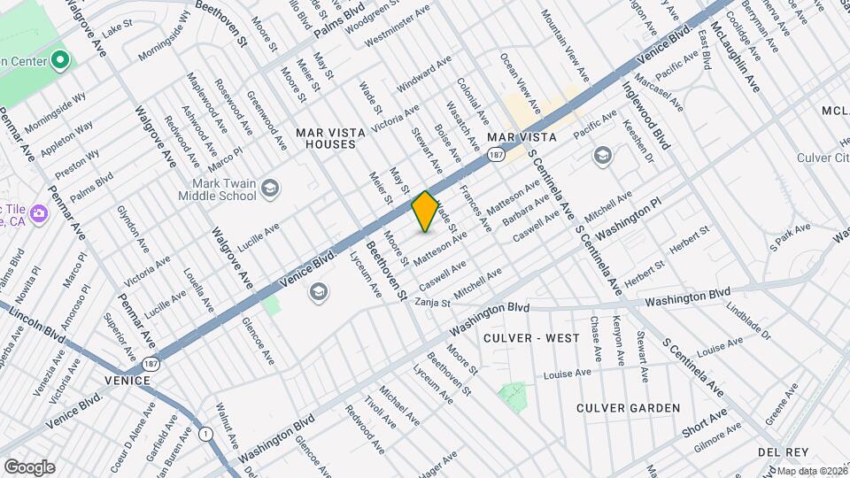 12740 Pacific Ave Map and Location Details