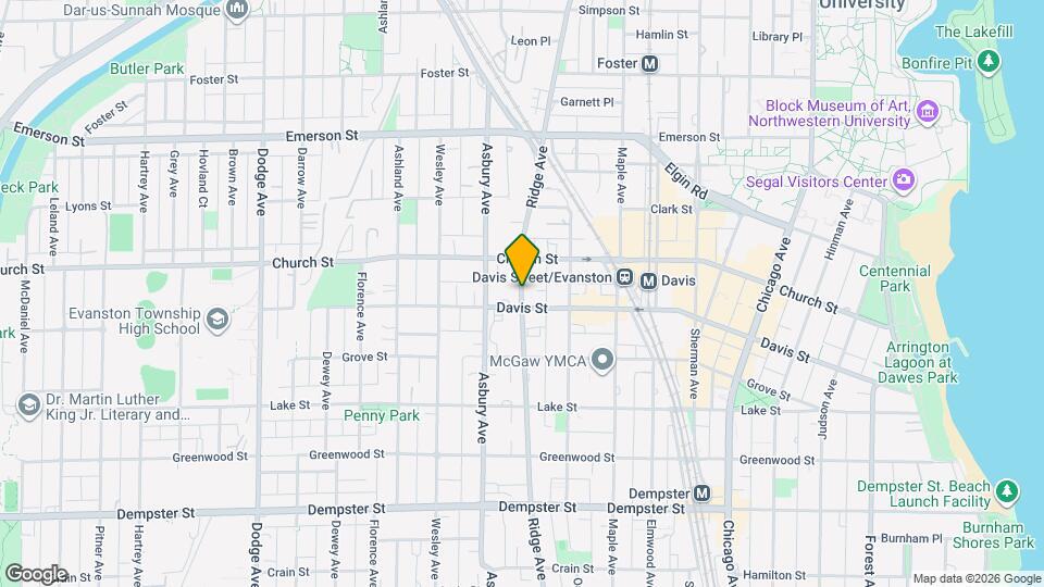 1625 Ridge Ave, Unit A Map and Location Details