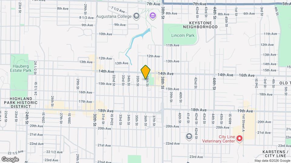 1430 36th St Map and Location Details