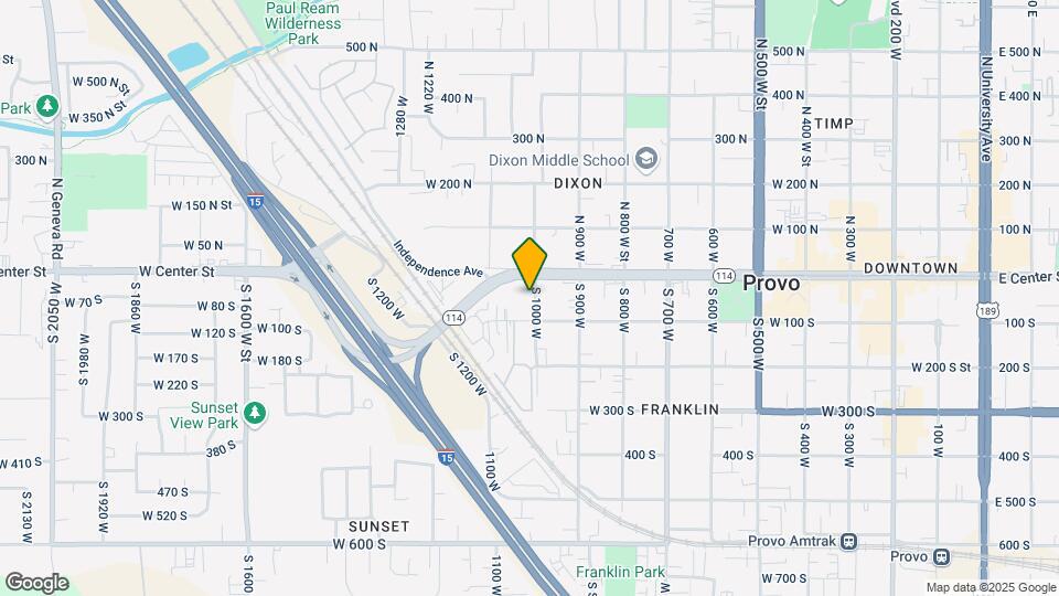 1028 W Center St Map and Location Details
