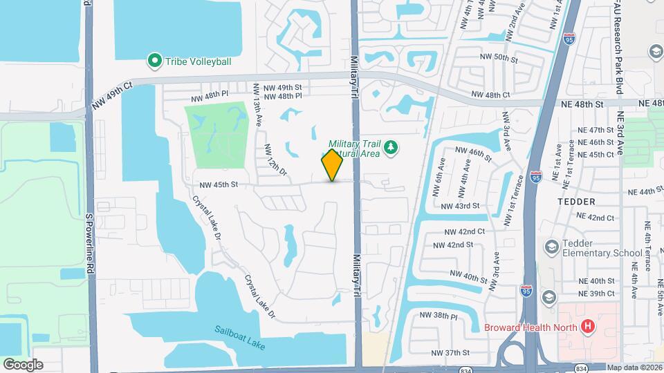 960 NW 45th St Map and Location Details