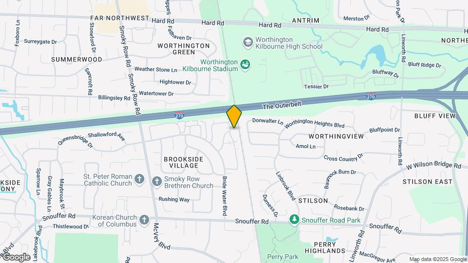 7400 Fall Creek Ln Map and Location Details
