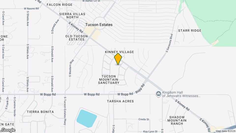 3462 S Desert Lantern Rd Map and Location Details