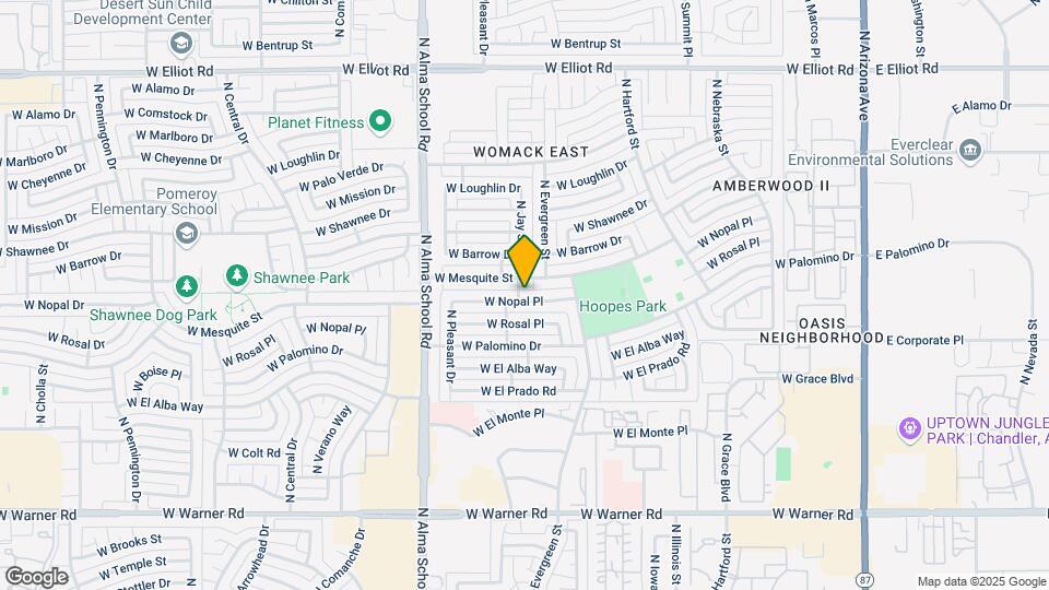 716 W Nopal Pl Mapa y Detalles de la Ubicación