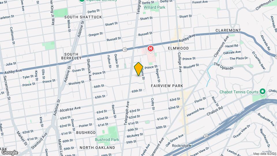 2360 Woolsey St Map and Location Details