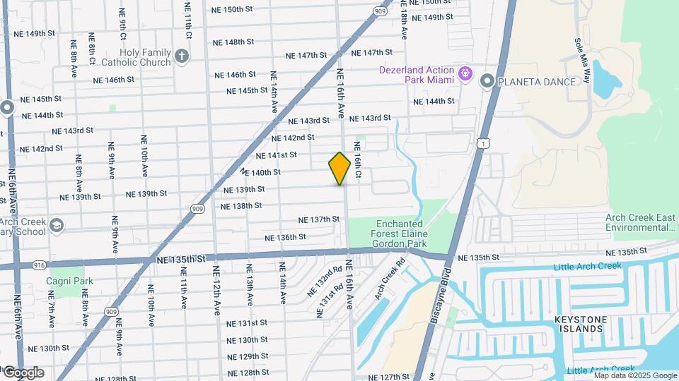 1580 NE 139th St Map and Location Details