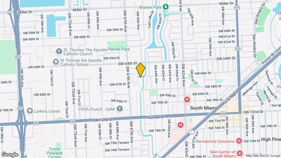 6624 Mimosa Ct Map and Location Details
