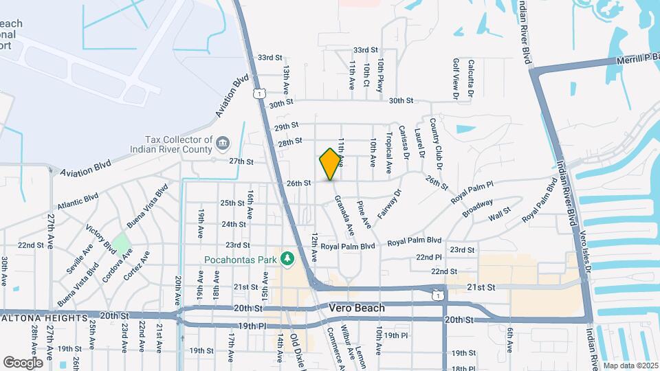 2555 Granada Ave Map and Location Details