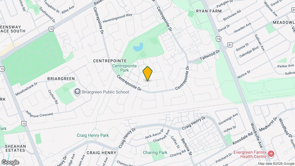 109 Dalecroft Crescent Map and Location Details