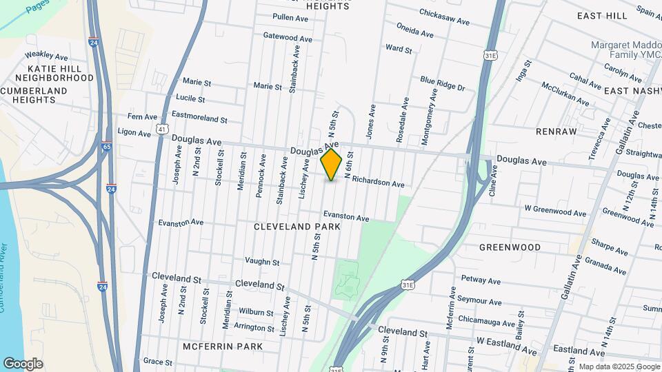 1117 N 5th St Map and Location Details