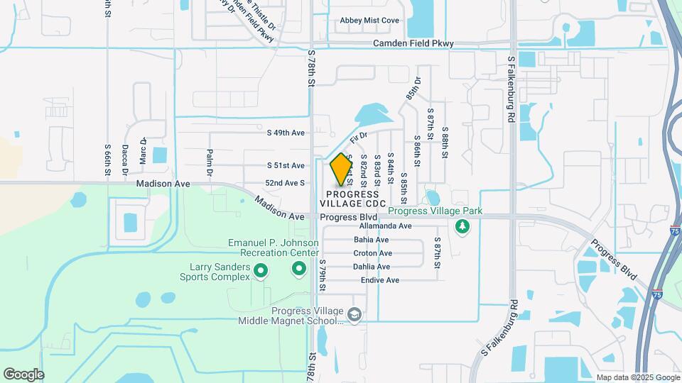 5204 S 80th St Map and Location Details