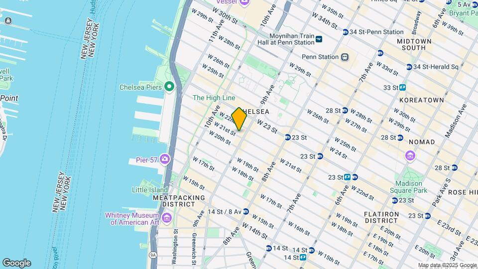 403 W 21st St Map and Location Details
