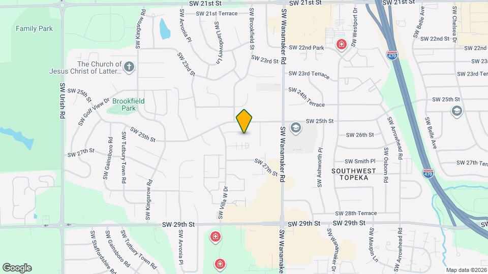 6111 SW 26th St Map and Location Details