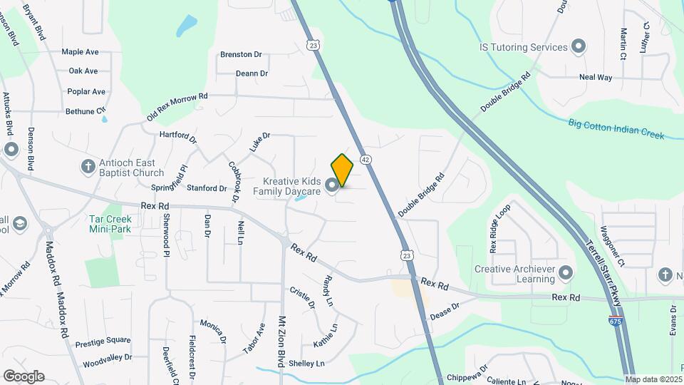2811 Amerson Way Map and Location Details