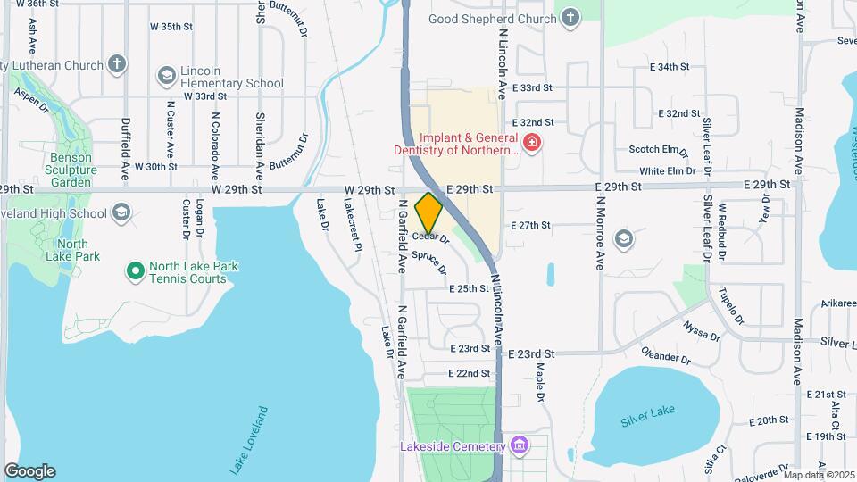 2622 Cedar Dr Map and Location Details