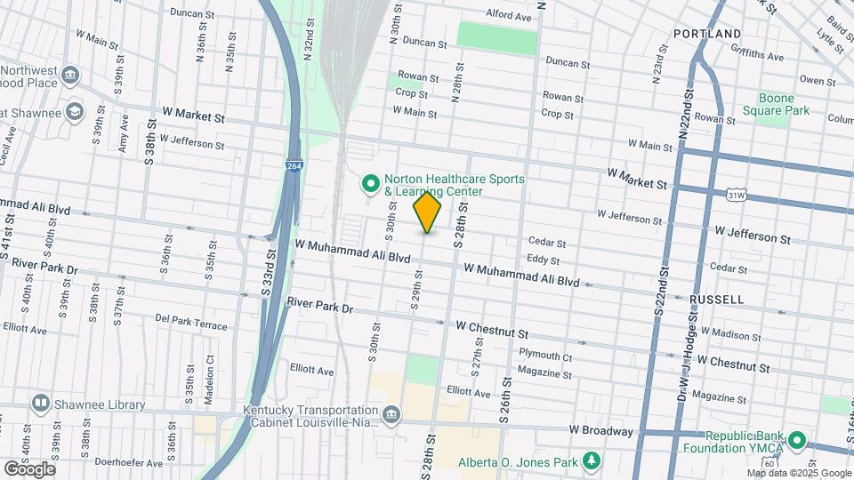 435 S 29th St Map and Location Details