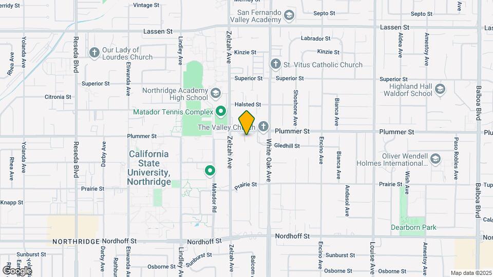17806 Plummer St Map and Location Details