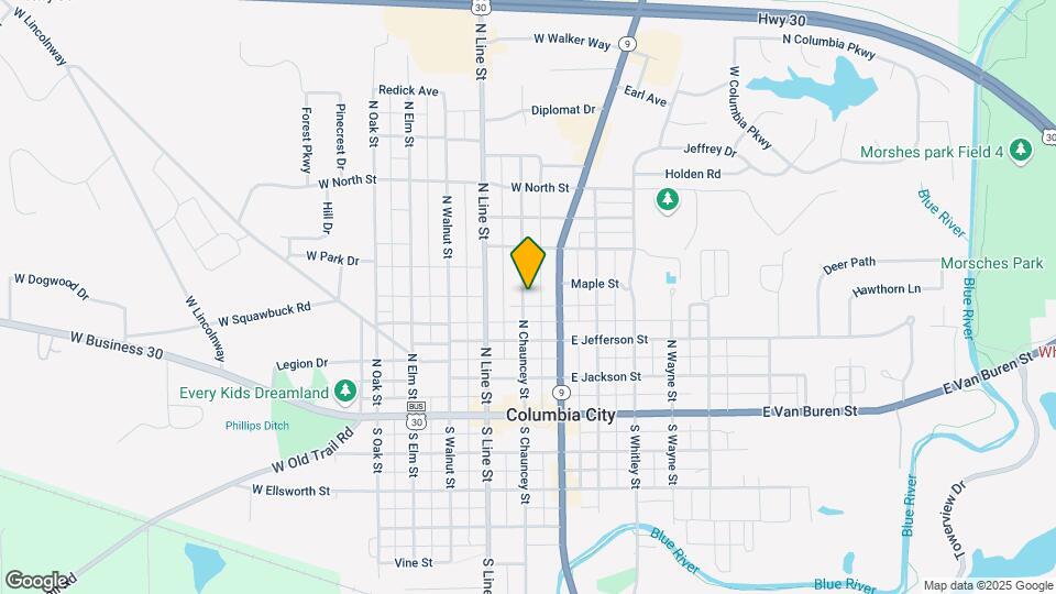 Columbia City Triplex Mapa y Detalles de la Ubicación
