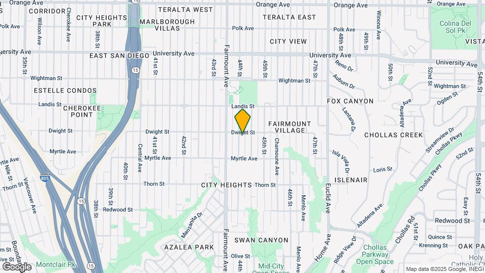 3581 44th St Map and Location Details