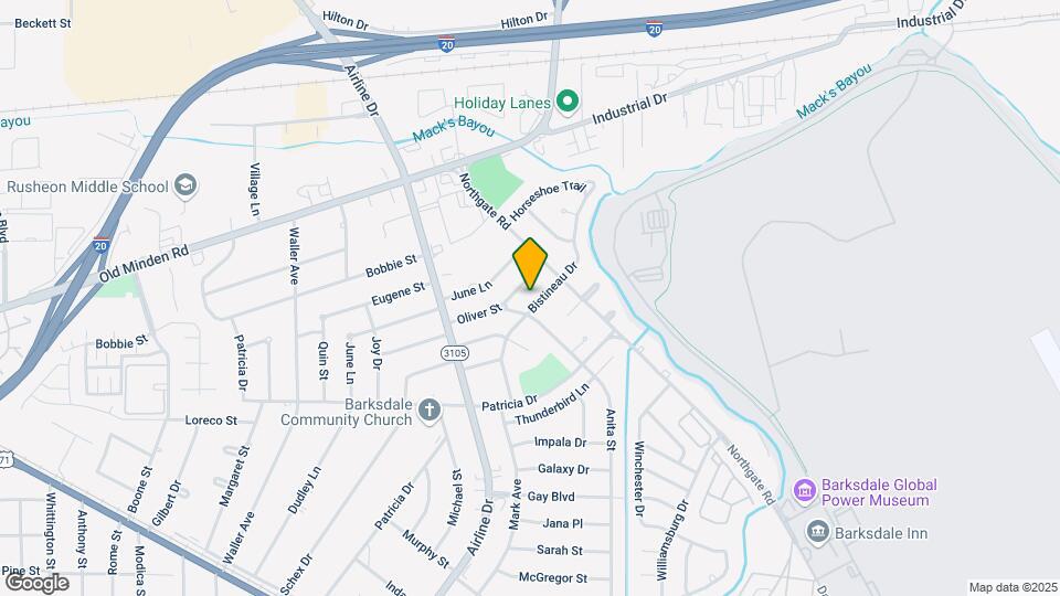 3205 Bistineau Dr Map and Location Details