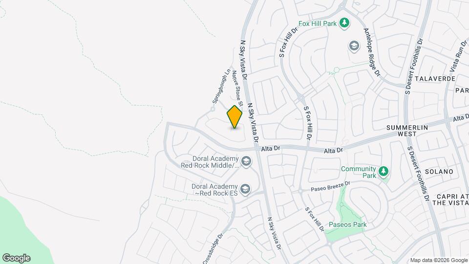 400 Red Feather Peak Ct Map and Location Details