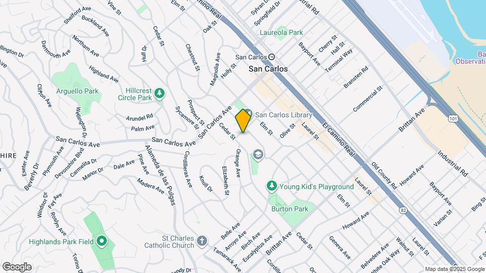 1555 Cherry St, Unit #3 Map and Location Details