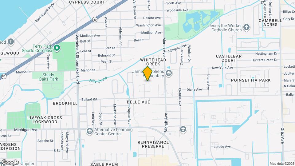 136 Francis Ave Map and Location Details