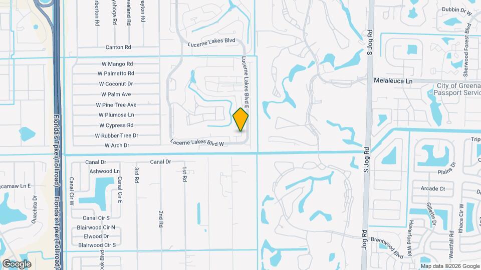 4709 Lucerne Lakes Blvd W Map and Location Details