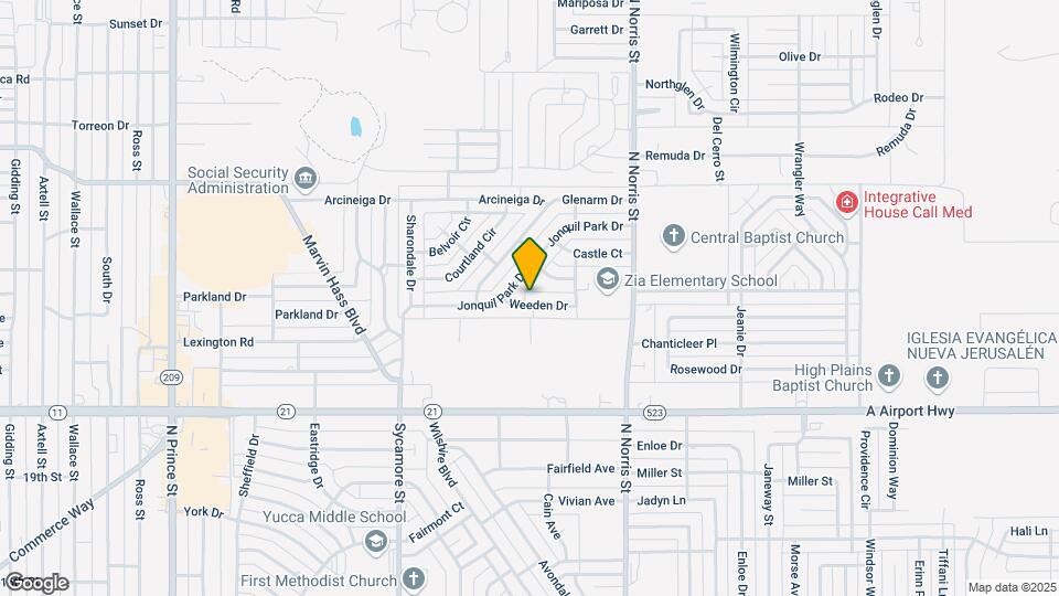1900 Weeden Dr Map and Location Details