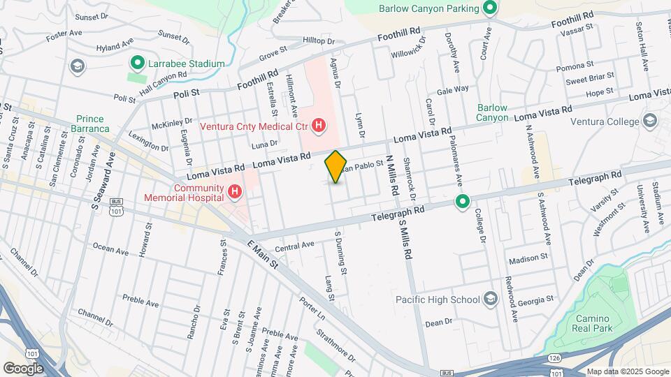 90 N Dunning St Map and Location Details