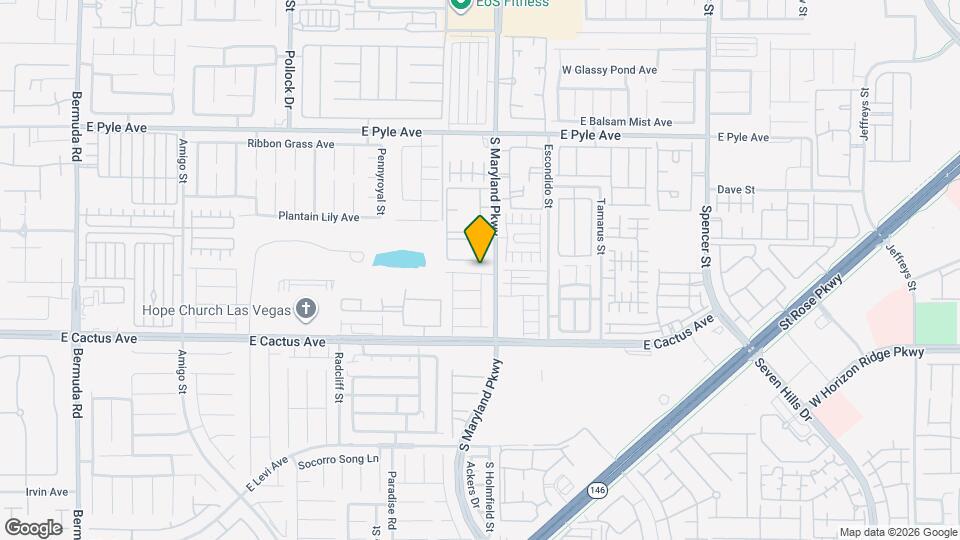 1176 Claire Rose Ave Map and Location Details