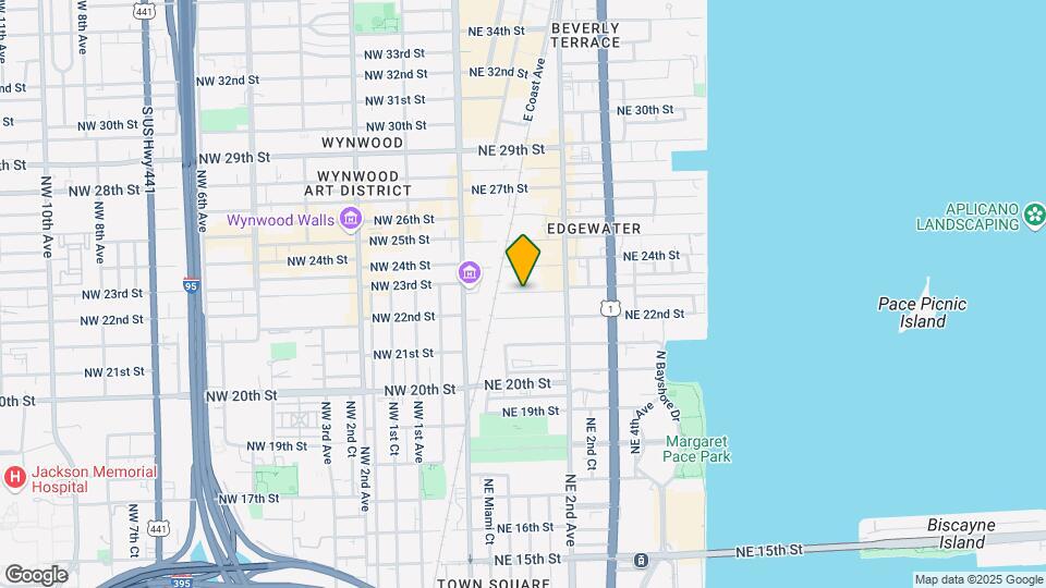 122 NE 23rd St, Unit B1 Map and Location Details