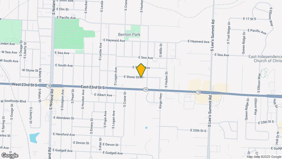 1027 E Stone St Map and Location Details