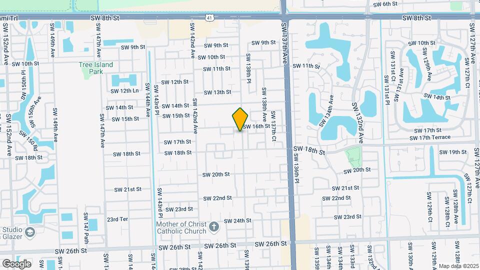 1626 SW 139th Ave Map and Location Details