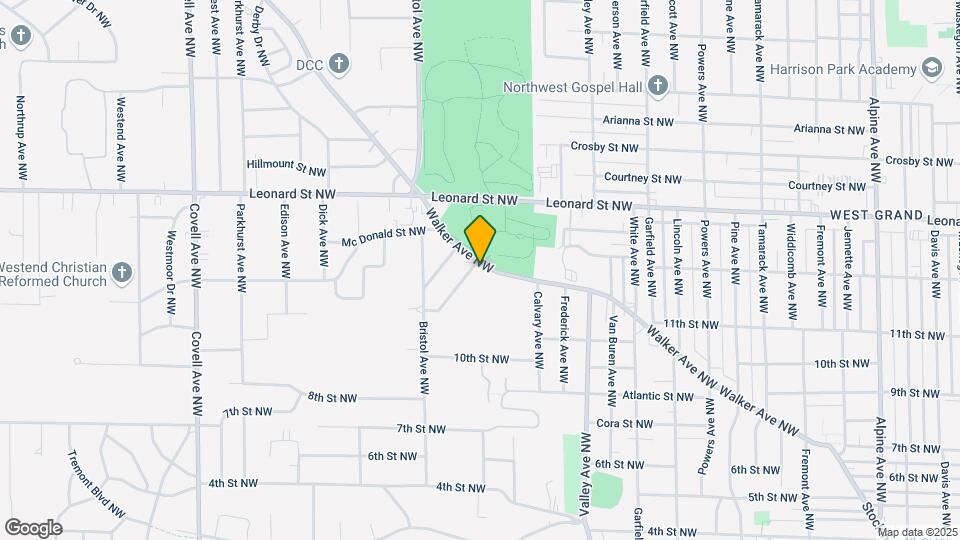 1462 Walker Ave NW Map and Location Details