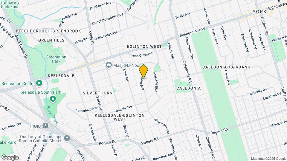 505 Silverthorn Av Map and Location Details