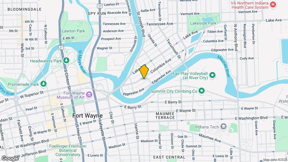 840 Columbia Ave Map and Location Details