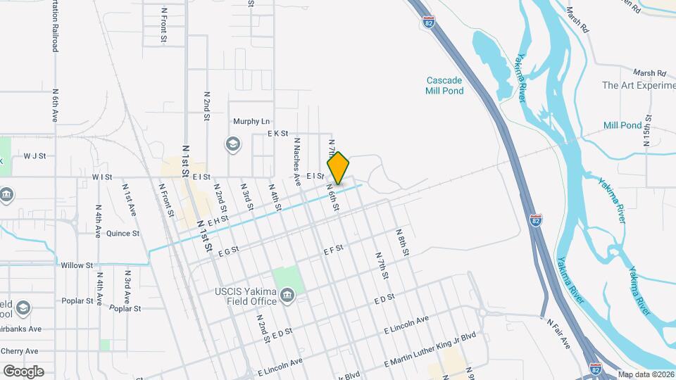 713 N 6th St Map and Location Details