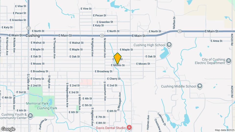 1301 E Moses St Map and Location Details