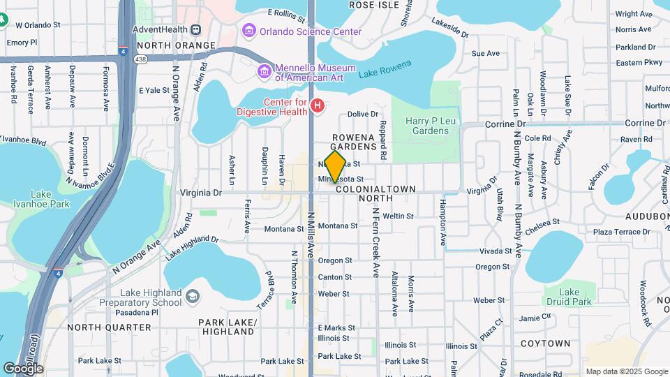 1233 Virginia Dr Map and Location Details