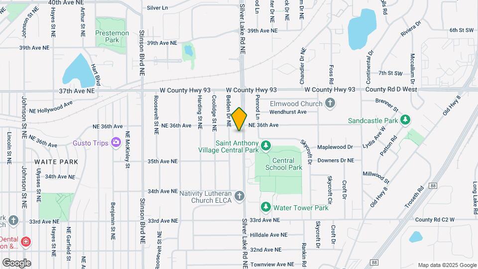 3540 Silver Lake Rd NE Map and Location Details